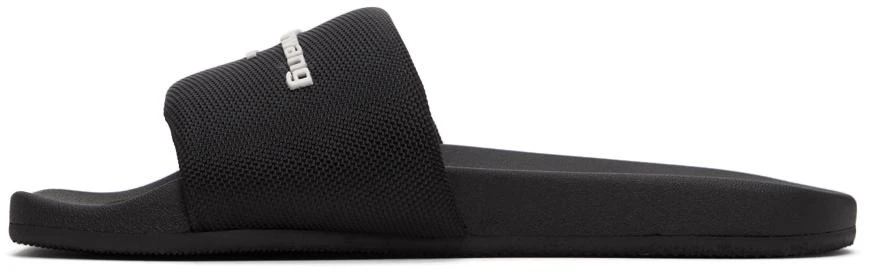 商品Alexander Wang|Black Nylon Pool Slides,价格¥1878,第3张图片详细描述