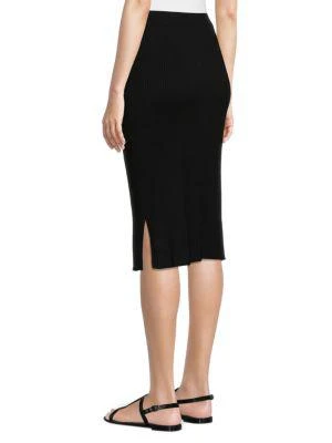 商品Saks Fifth Avenue|Ribbed Knit Midi Pencil Skirt,价格¥121,第3张图片详细描述