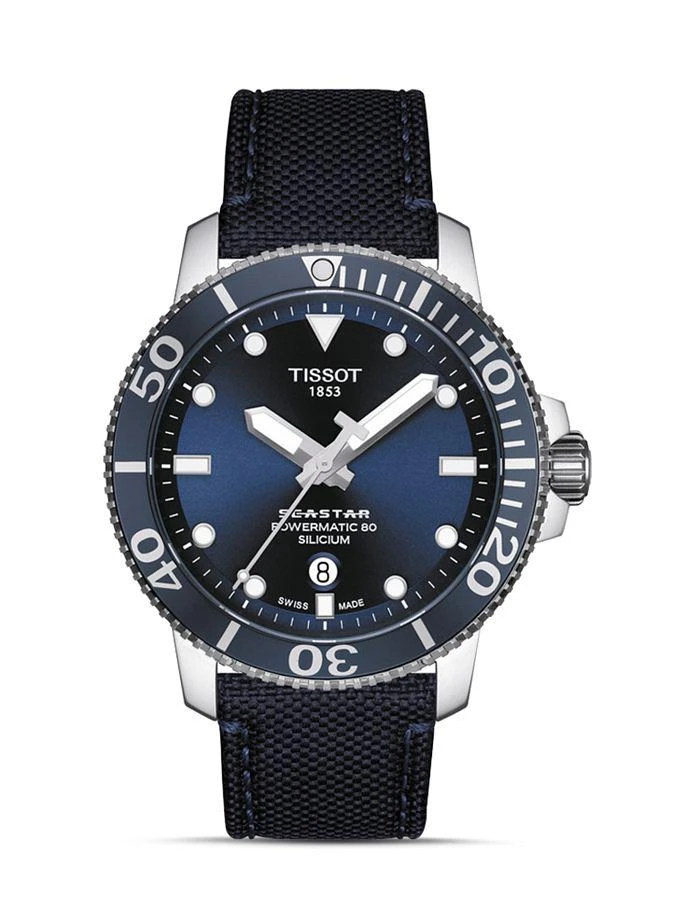 商品Tissot|Seastar 1000 Powermatic 80 Silicium Watch, 43mm,价格¥6584,第1张图片