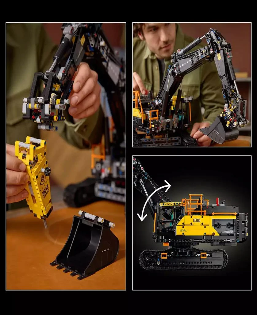 商品LEGO|LEGO Technic Volvo EC500 Hybrid Excavator 42215, 2359 Pieces,价格¥3155,第5张图片详细描述