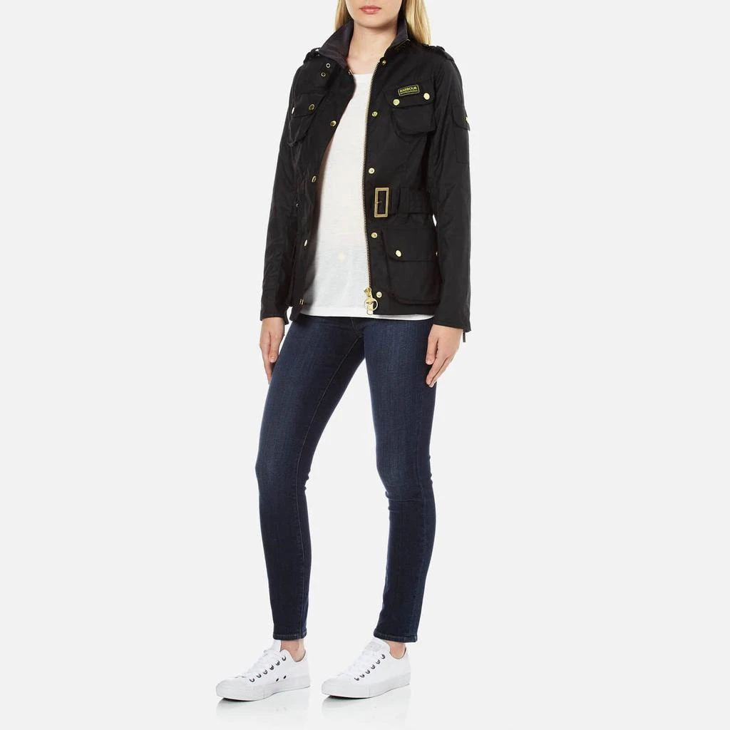 商品Barbour|Barbour International Waxed Cotton Jacket,价格¥1845,第4张图片详细描述