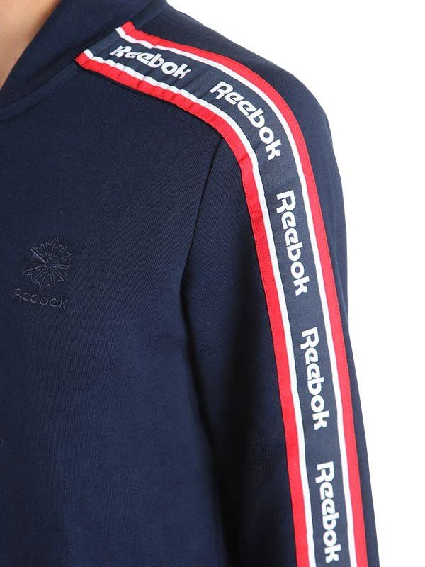 商品Reebok|Cotton Track Jacket With Logo Bands,价格¥460,第3张图片详细描述