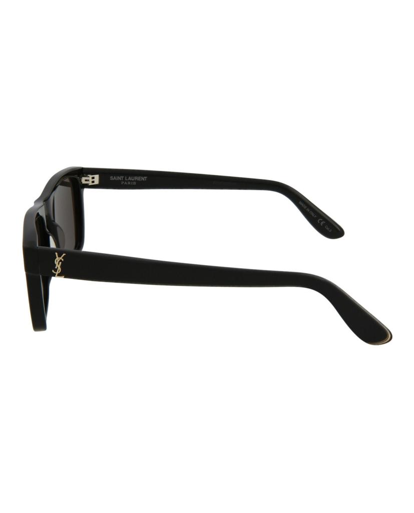 YSL方框黑色男士太阳镜 商品第3张图片规格展示