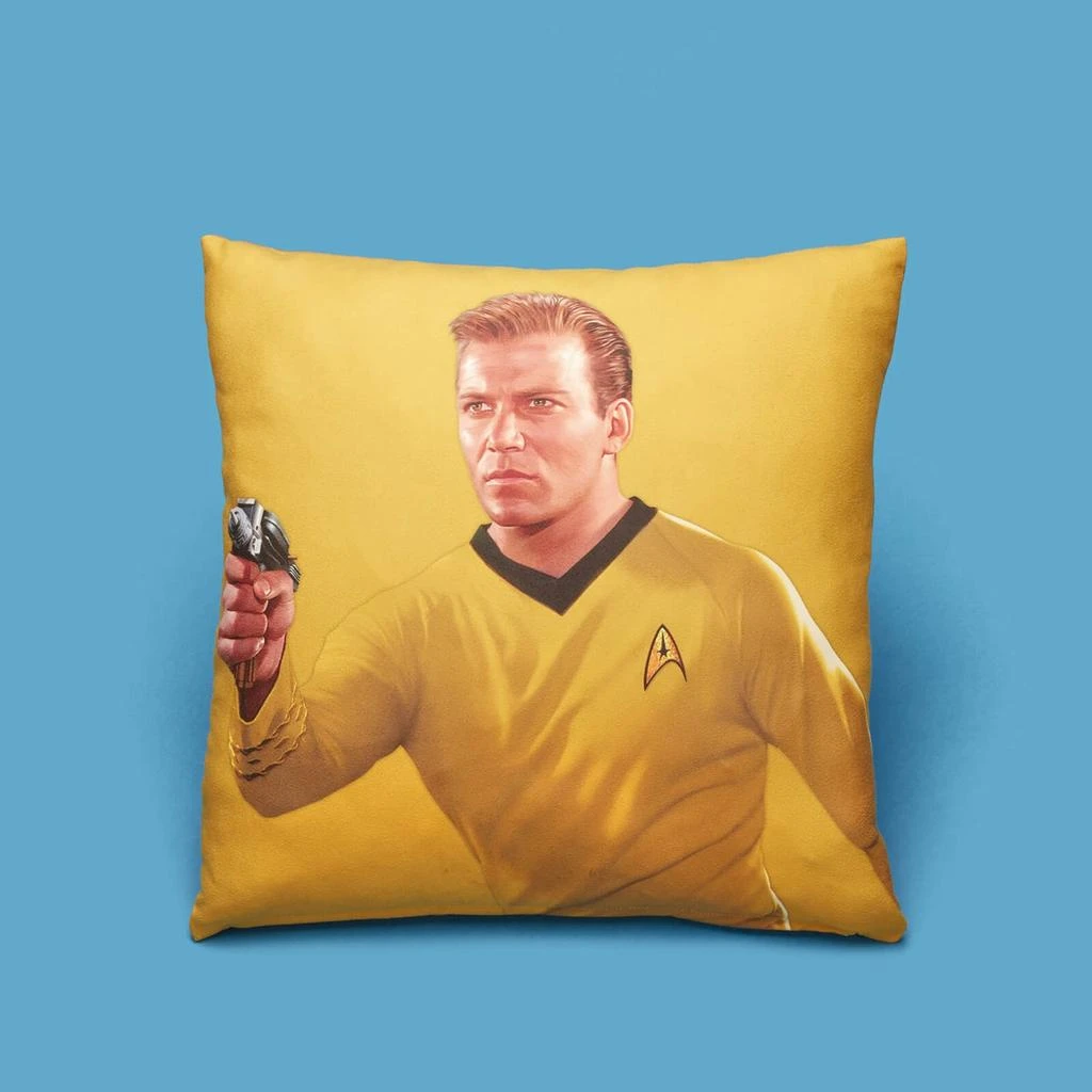 商品Original Hero|Captain Kirk Square Cushion,价格¥236,第1张图片详细描述