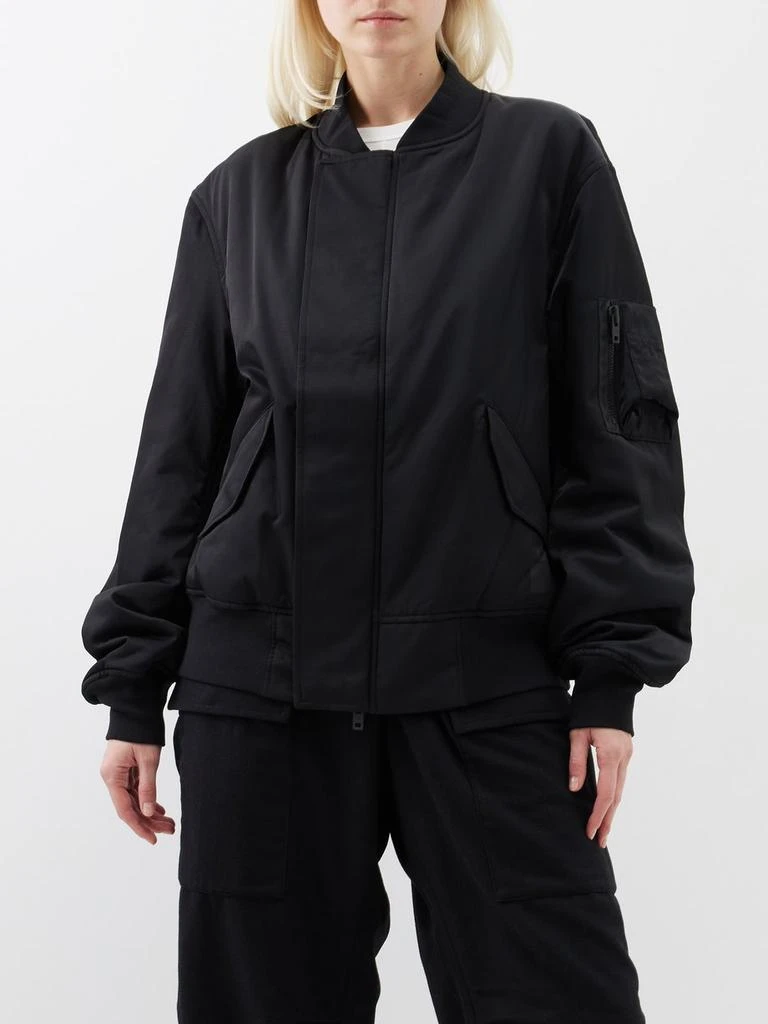 商品Y-3|Oversized padded cotton-blend bomber jacket,价格¥1639,第1张图片