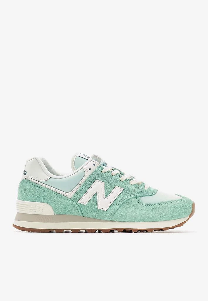 商品New Balance|574 Low-Top Sneakers in Aqua Green,价格¥1085,第1张图片