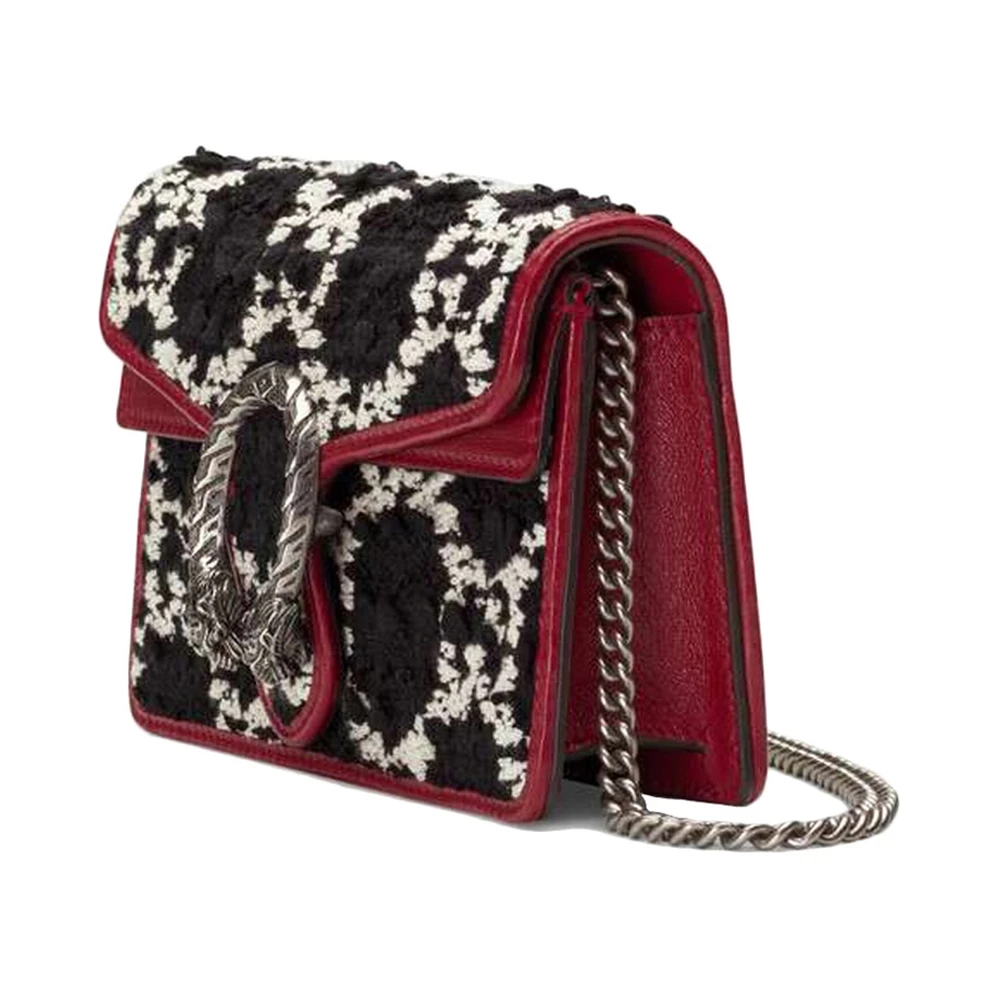 GUCCI 古驰 女士黑色和红色迷你链条包 476432-HS8AN-1164 商品