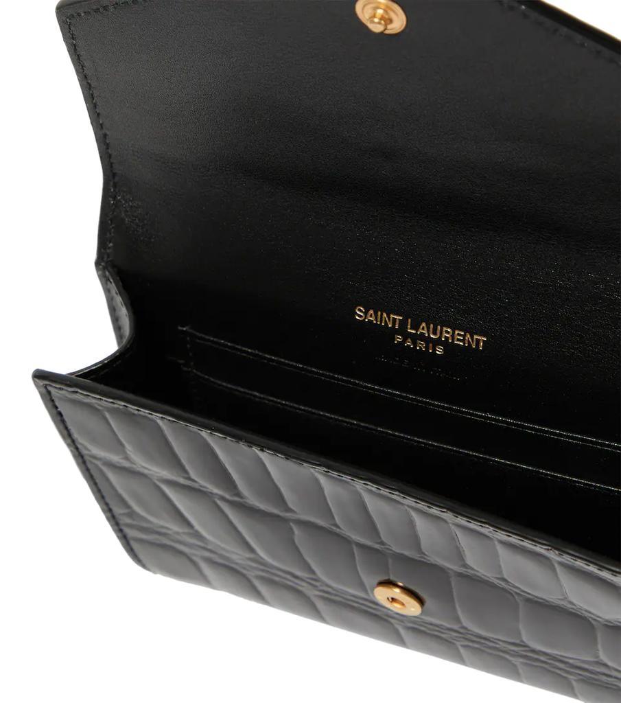 商品Yves Saint Laurent|Cassandre Small patent leather wallet,价格¥2958,第4张图片详细描述