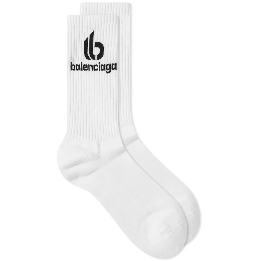 商品Balenciaga|Balenciaga Double B Logo Socks,价格¥603,第1张图片