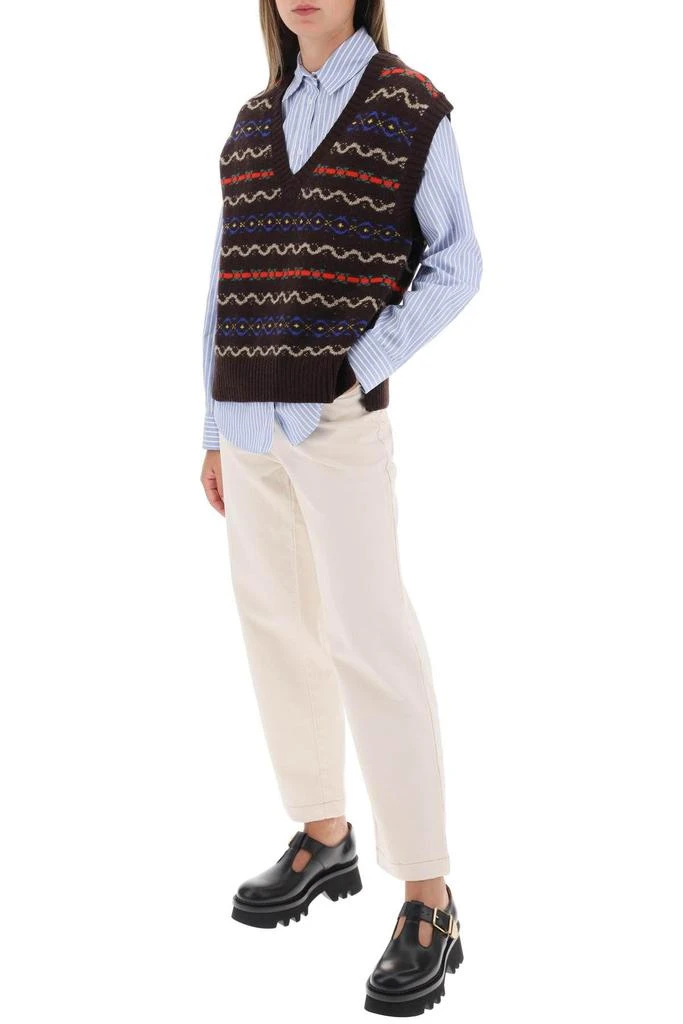商品Ralph Lauren|Fair Isle motif knitted vest,价格¥1565,第2张图片详细描述