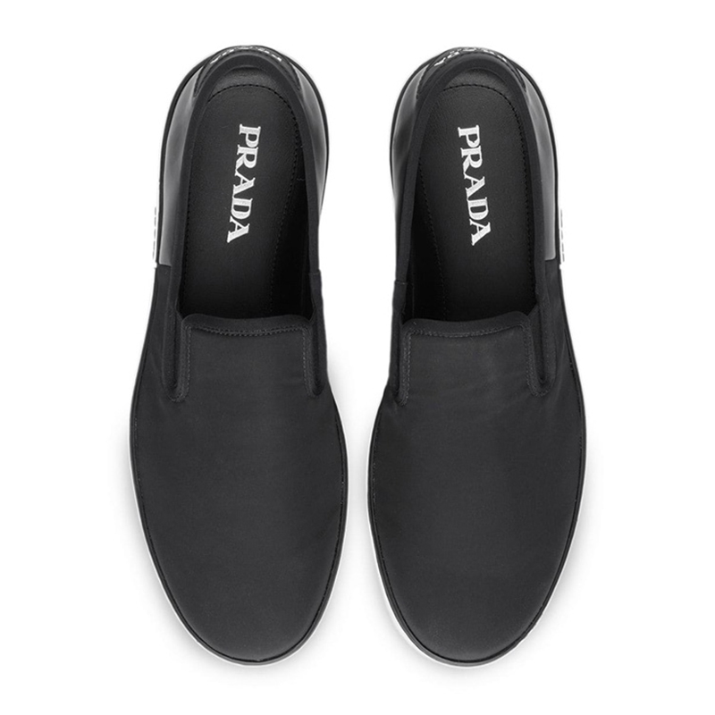 Prada 普拉达 男士黑色平底便鞋 4D3443-3KU0-F0002商品第3张图片规格展示