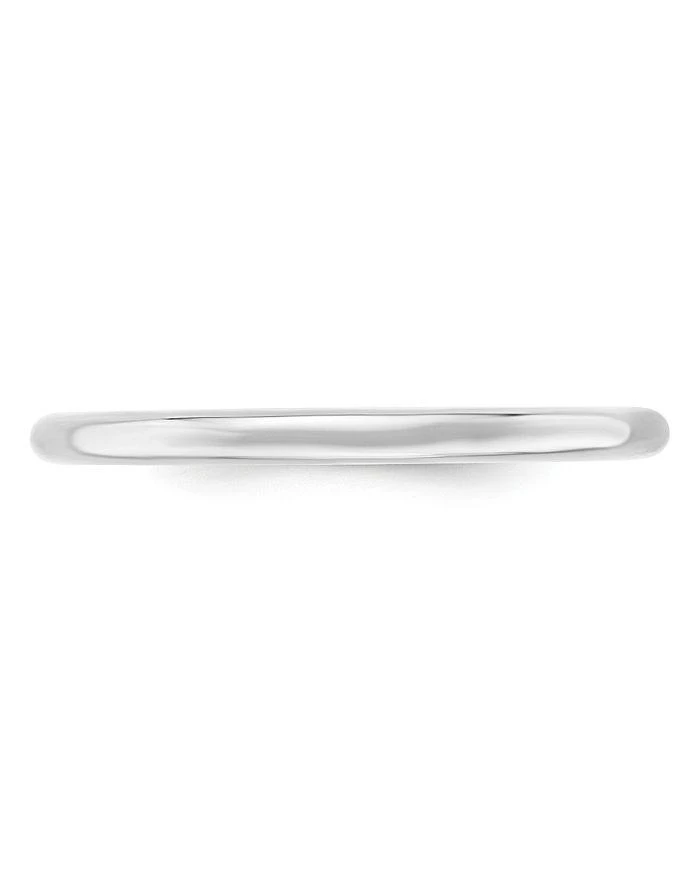 商品Bloomingdale's|Men's 2mm Comfort Fit Band Ring in 14K White Gold - Exclusive,价格¥3971,第3张图片详细描述