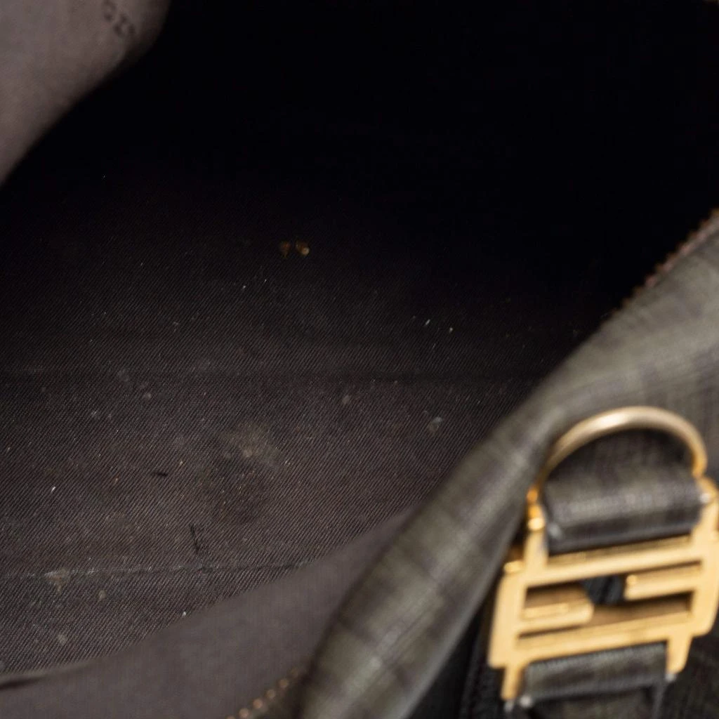 Fendi Grey Zucchino Coated Canvas Forever Bauletto Boston Bag 商品