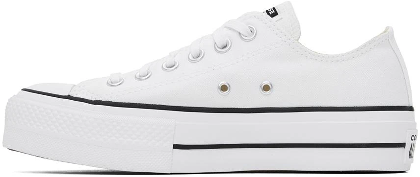 商品Converse|White Chuck Taylor All Star Lift Low Top Sneakers,价格¥566,第3张图片详细描述