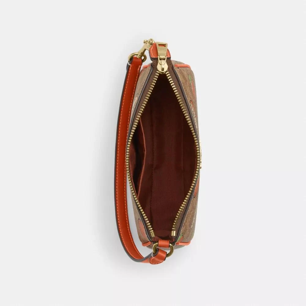 商品Coach|Nolita 19 In Signature Canvas With Orange Print,价格¥616,第3张图片详细描述