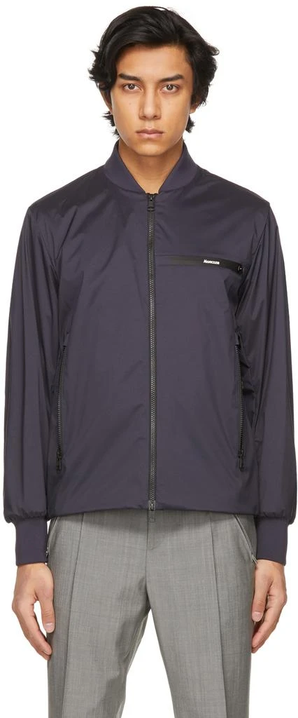 商品Moncler|Navy Leos Bomber Jacket,价格¥7715,第1张图片