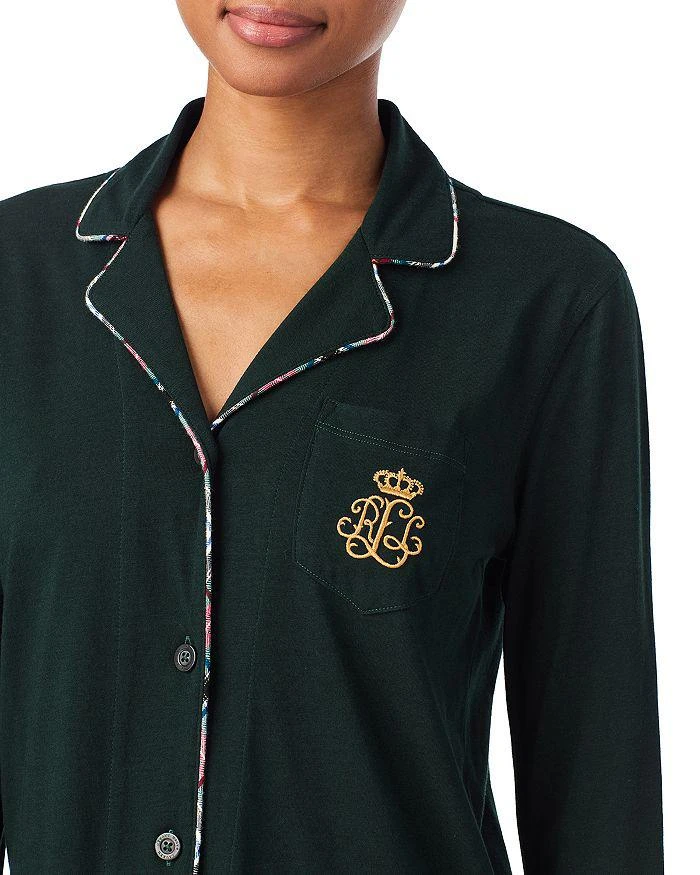 商品Ralph Lauren|Long Sleeve Notch Collar Long Pants Pajama Set,价格¥542,第2张图片详细描述