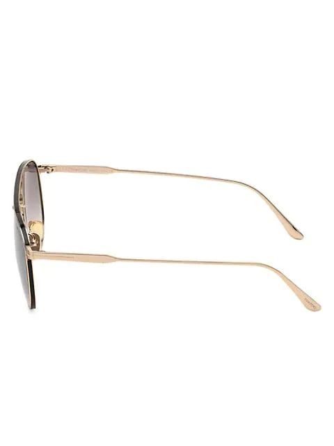 商品Tom Ford|Jake 56MM Navigator Sunglasses,价格¥3682,第4张图片详细描述