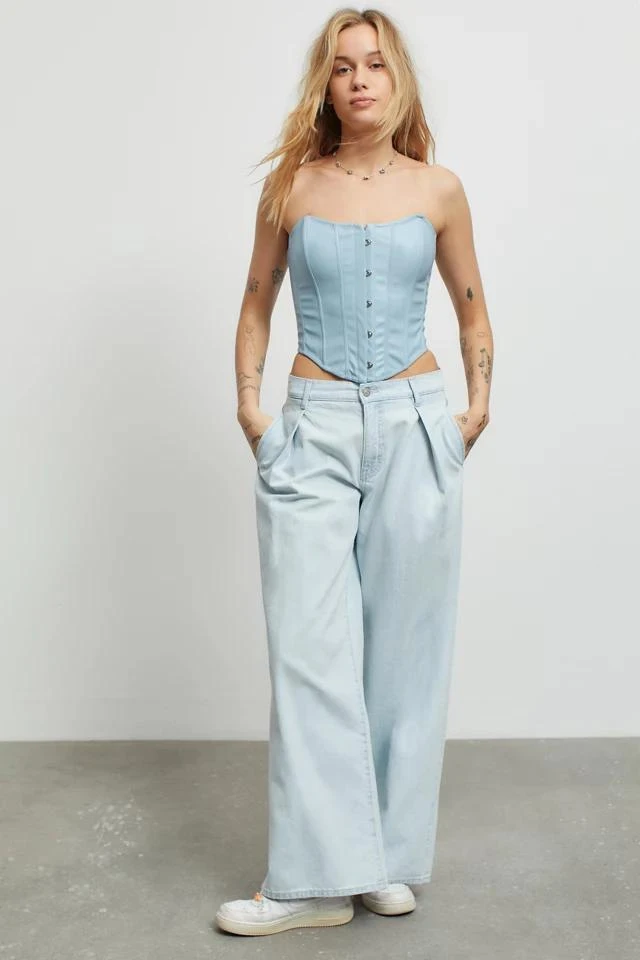 商品BDG|BDG Loose Pleat Trouser Jean,价格¥151,第1张图片