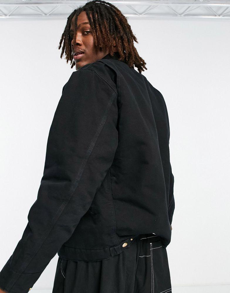 Carhartt WIP og detroit jacket in black商品第2张图片规格展示