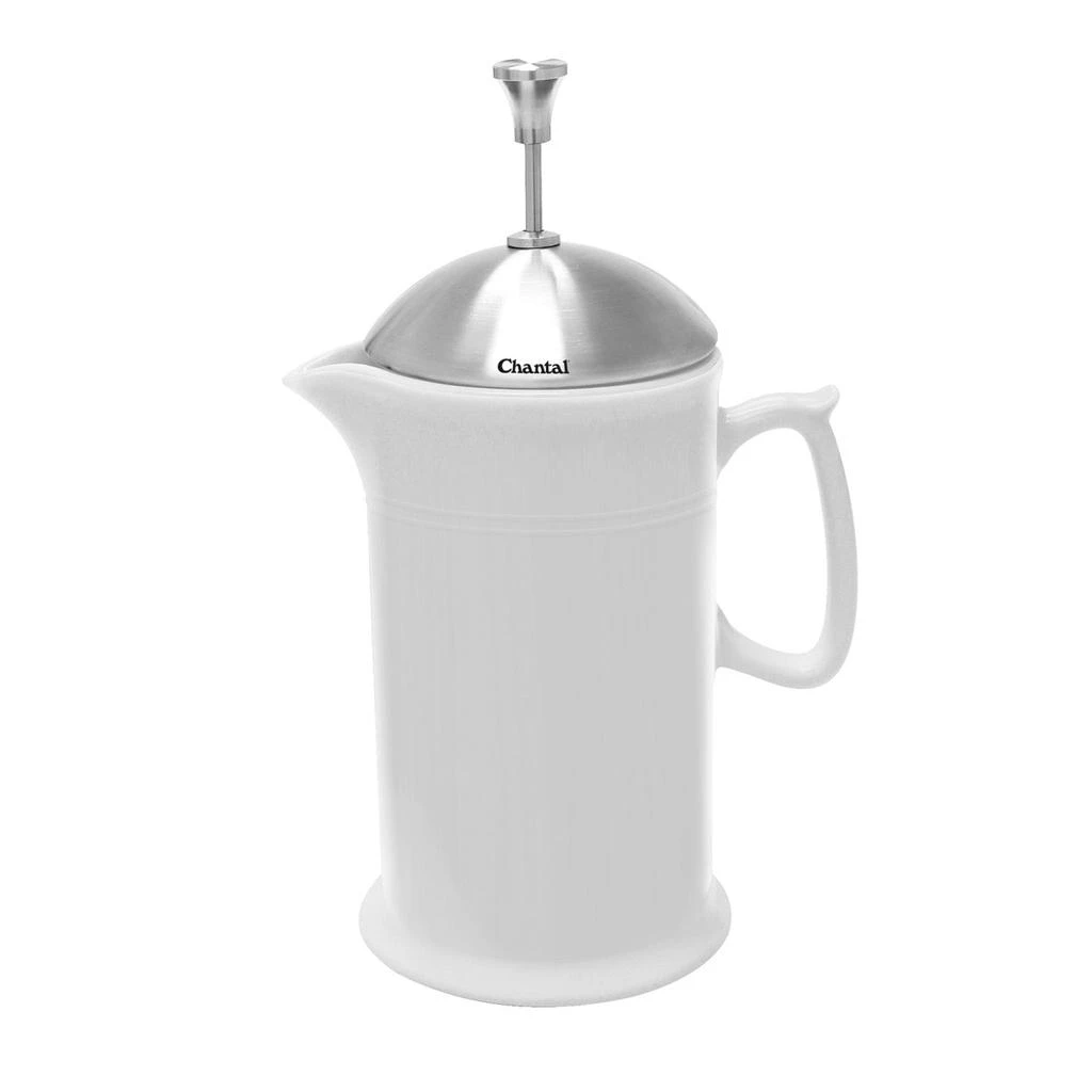 商品Chantal|28 ounce Ceramic French Press with Stainless Plunger,价格¥560,第1张图片