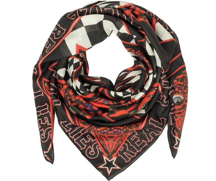 商品Givenchy|Givenchy Real Eyes Realize Real Eye Silk and Cashmere Wrap,价格¥1659,第1张图片