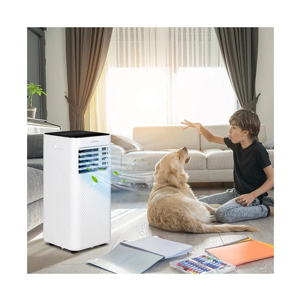 商品Costway|10000 BTU Portable Air Conditioner 4-in-1 AC with Cool Fan Humidifier Sleep Mode,价格¥2329,第2张图片详细描述