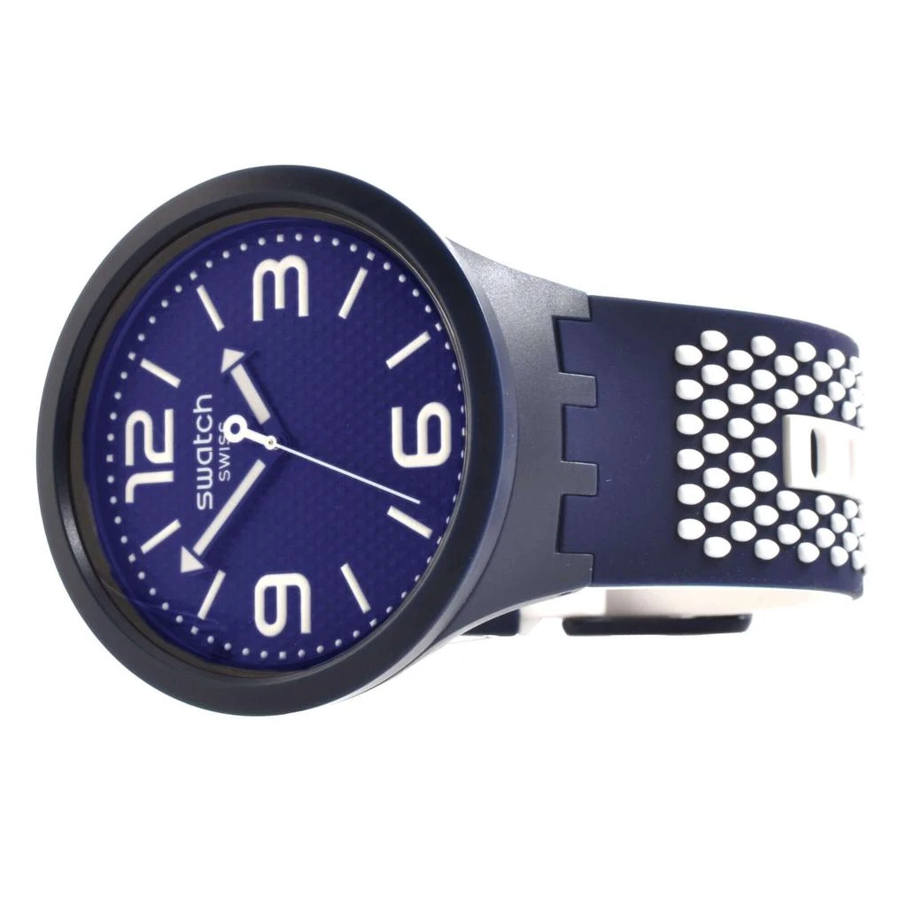 商品Swatch|Swatch Men's Watch - Big Bold Bbcream Swiss Quartz Blue Dial Rubber Strap | SO27N101,价格¥819,第2张图片详细描述