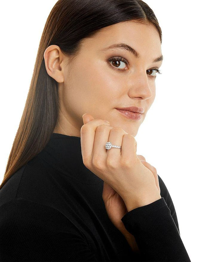 商品Bloomingdale's|Diamond Cluster Ring in 14K White Gold, 1.60 ct. t.w.,价格¥22324,第2张图片详细描述