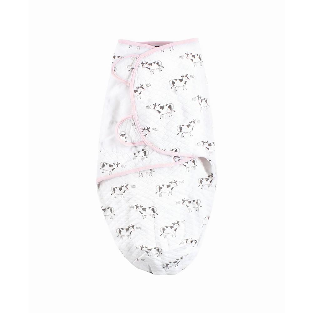 Baby Girls Quilted Swaddle Wrap, Pack of 3商品第5张图片规格展示