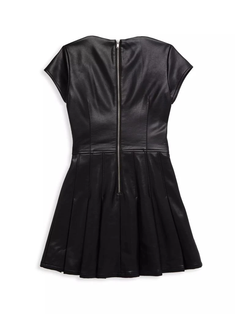 商品KatieJ NYC|Girl's Eddie Faux Leather Dress,价格¥539,第2张图片详细描述