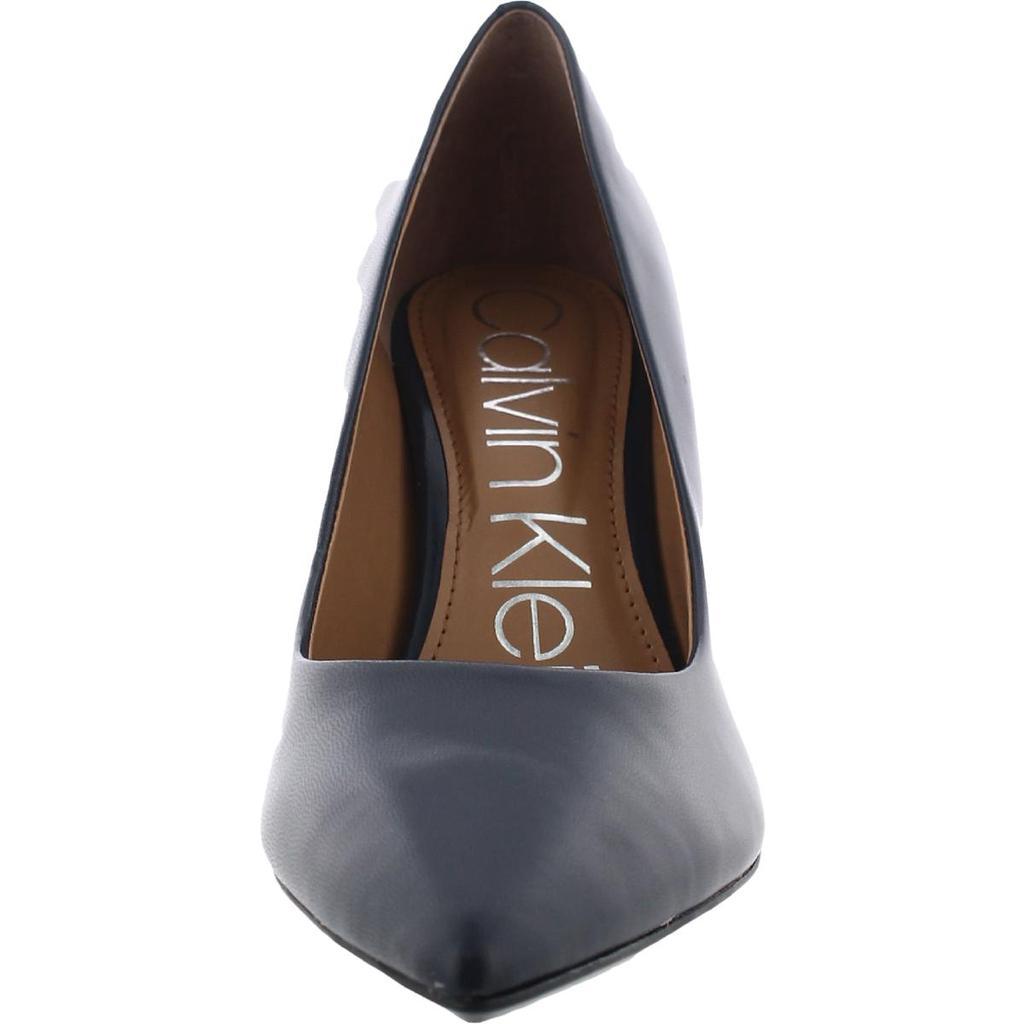 商品Calvin Klein|Calvin Klein Womens Gayle Leather Pointed Toe Heels,价格¥309,第6张图片详细描述