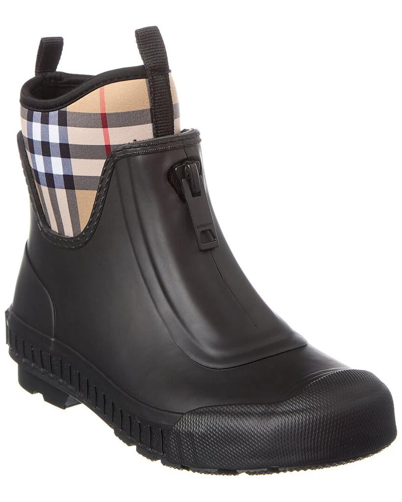 商品Burberry|Burberry Vintage Check Neoprene & Rubber Rain Boot,价格¥3163,第1张图片