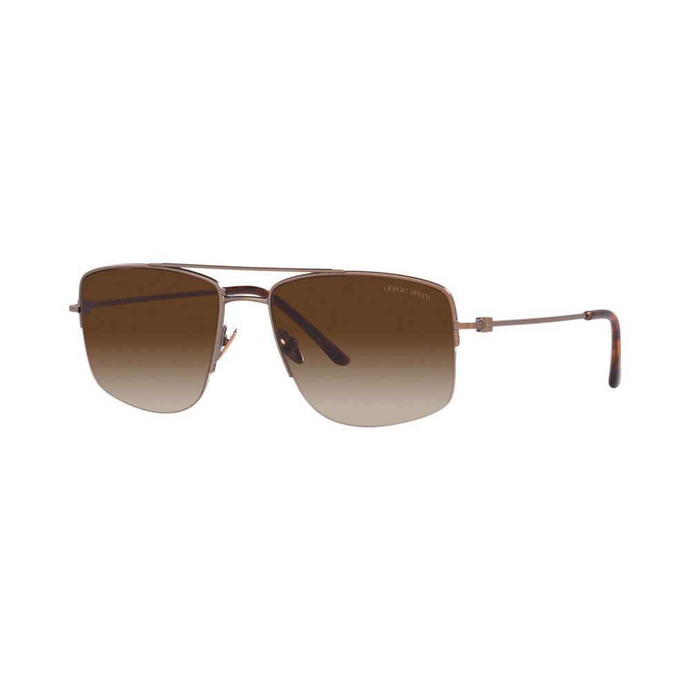 商品Giorgio Armani|Men's Sunglasses, AR6137 57,价格¥2309,第1张图片