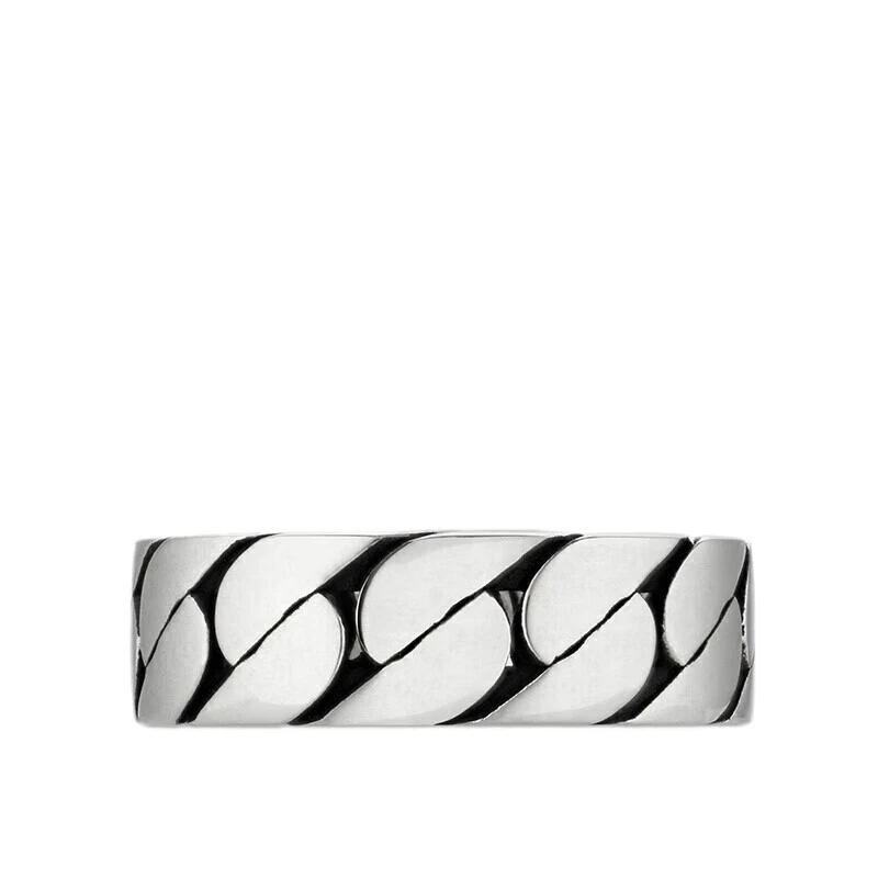 GUCCI/古驰 经典款 925银GG细节宽戒指661513J84000728 商品