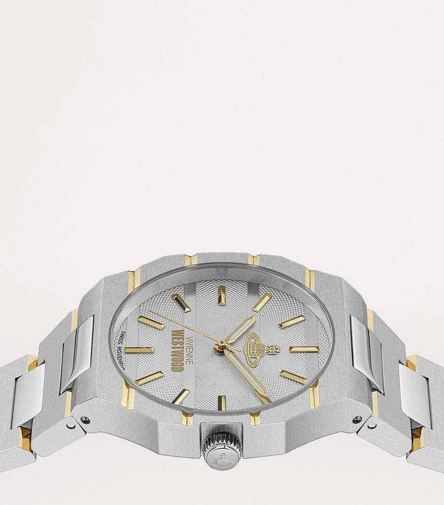 商品Vivienne Westwood|Stainless Steel The Bank Watch 35mm,价格¥2941,第3张图片详细描述