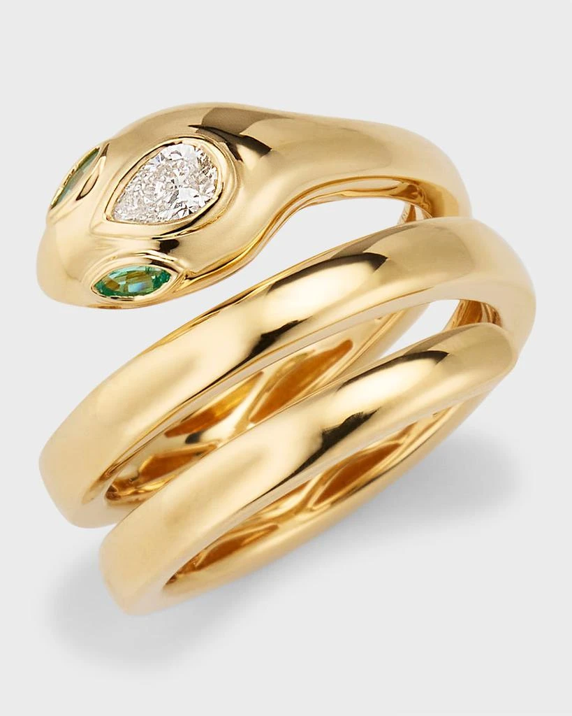 商品Anita Ko|18K Snake Coil Pinky Ring,价格¥33584,第4张图片详细描述