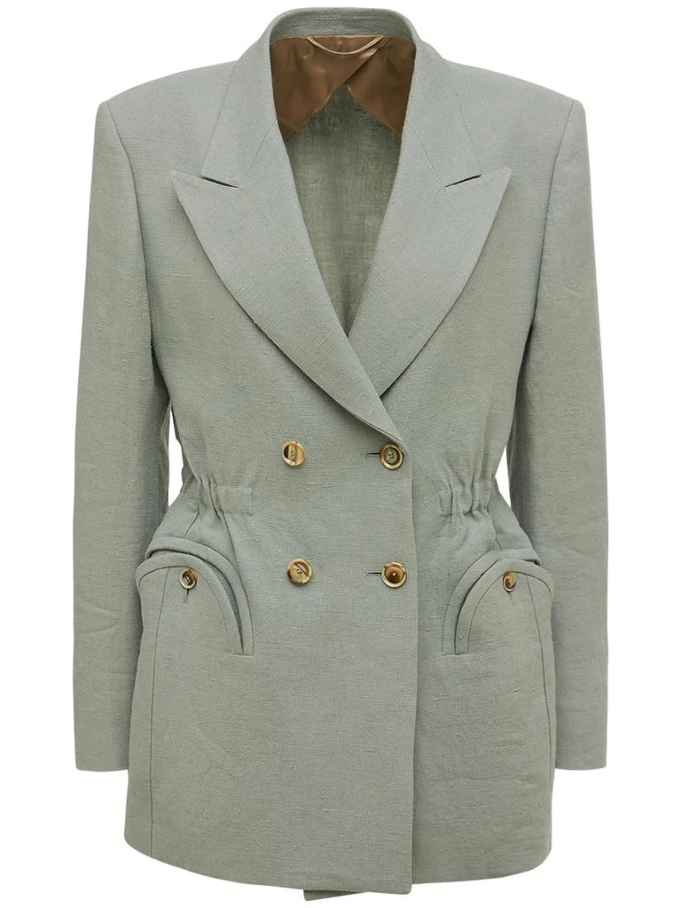 商品BLAZÉ MILANO|Bella Double Breasted Linen Blazer,价格¥6260,第1张图片