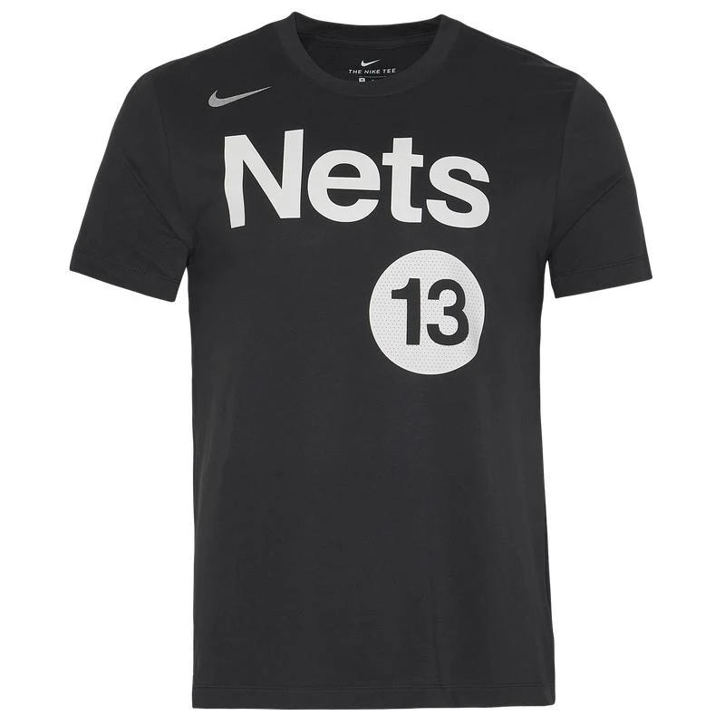 商品NIKE|Nike Nets Restart Name & Number T-Shirt - Men's,价格¥271,第2张图片详细描述
