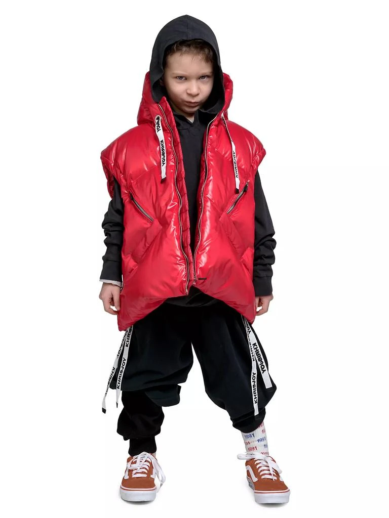 商品Khrisjoy|Boy's Puffer Shiny Vest,价格¥1873,第4张图片详细描述