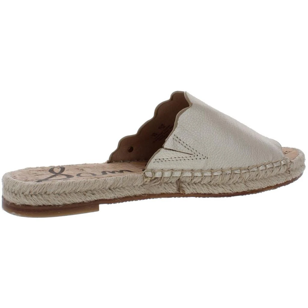 商品Sam Edelman|Sam Edelman Womens Andy Leather Open Toe Slides,价格¥281,第2张图片详细描述