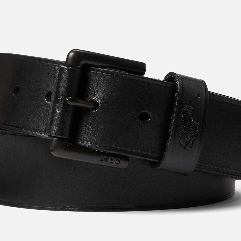 商品Ralph Lauren|Polo Ralph Lauren Men's Polo Keeper Belt - Black/Black,价格¥445,第2张图片详细描述