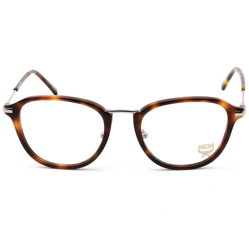 商品MCM|MCM Unisex Eyeglasses - Clear Lens Havana Acetate/Metal Square Frame | MCM2703 214,价格¥381,第2张图片详细描述