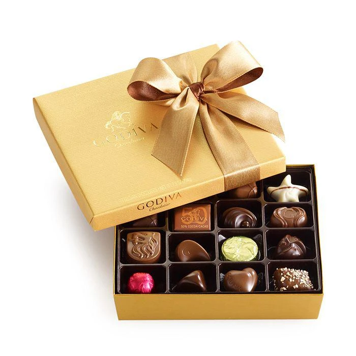 商品Godiva|36 Piece Gold Ballotin 36块金装礼盒,价格¥143,第3张图片详细描述
