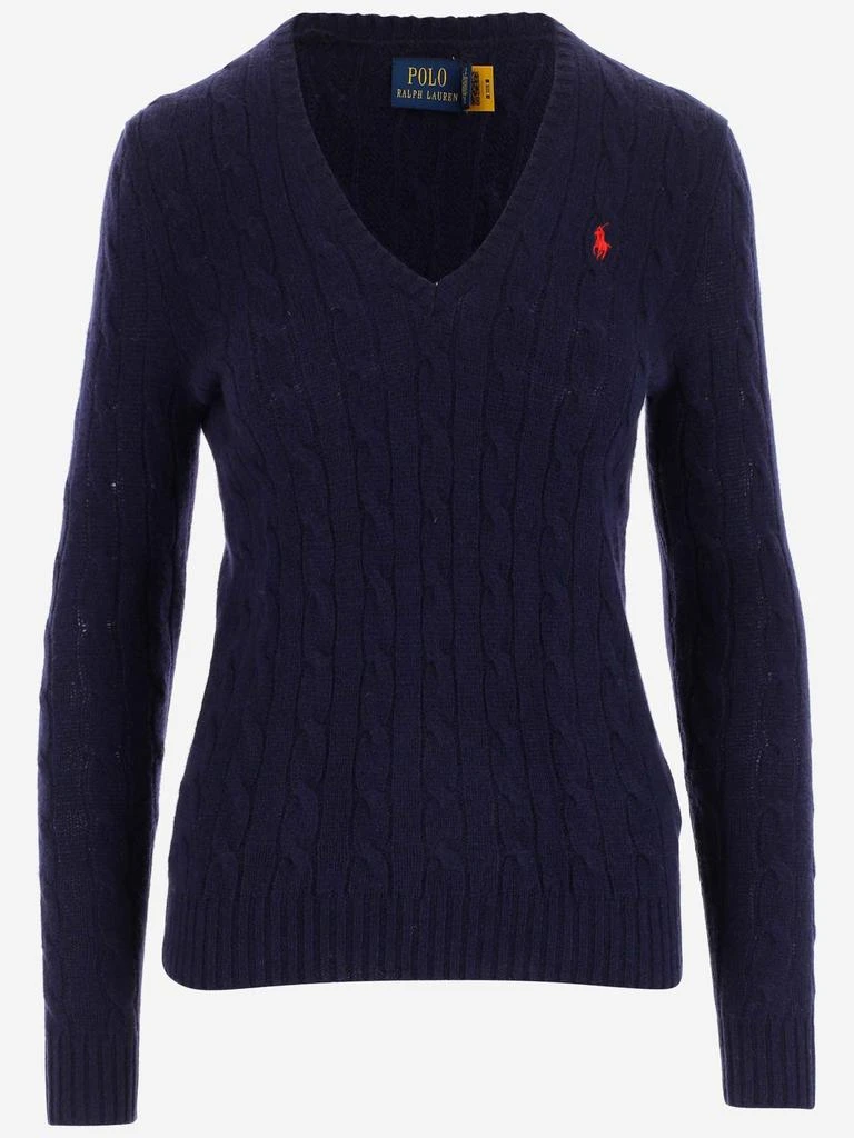 商品Ralph Lauren|RALPH LAUREN BRAIDED WOOL SWEATER,价格¥1187,第1张图片