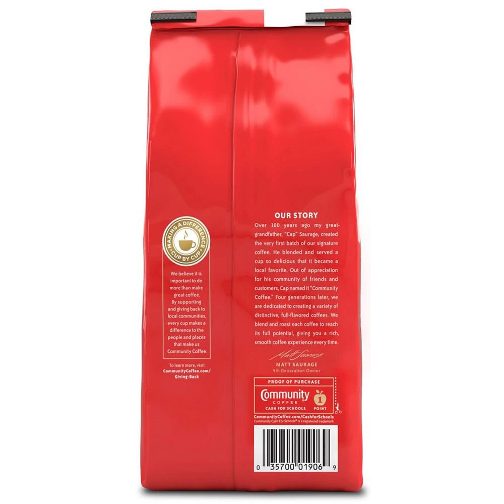 商品Community Coffee|Golden Caramel Medium Roast Premium Ground Coffee, 12 Oz - 6 Pack,价格¥464,第5张图片详细描述
