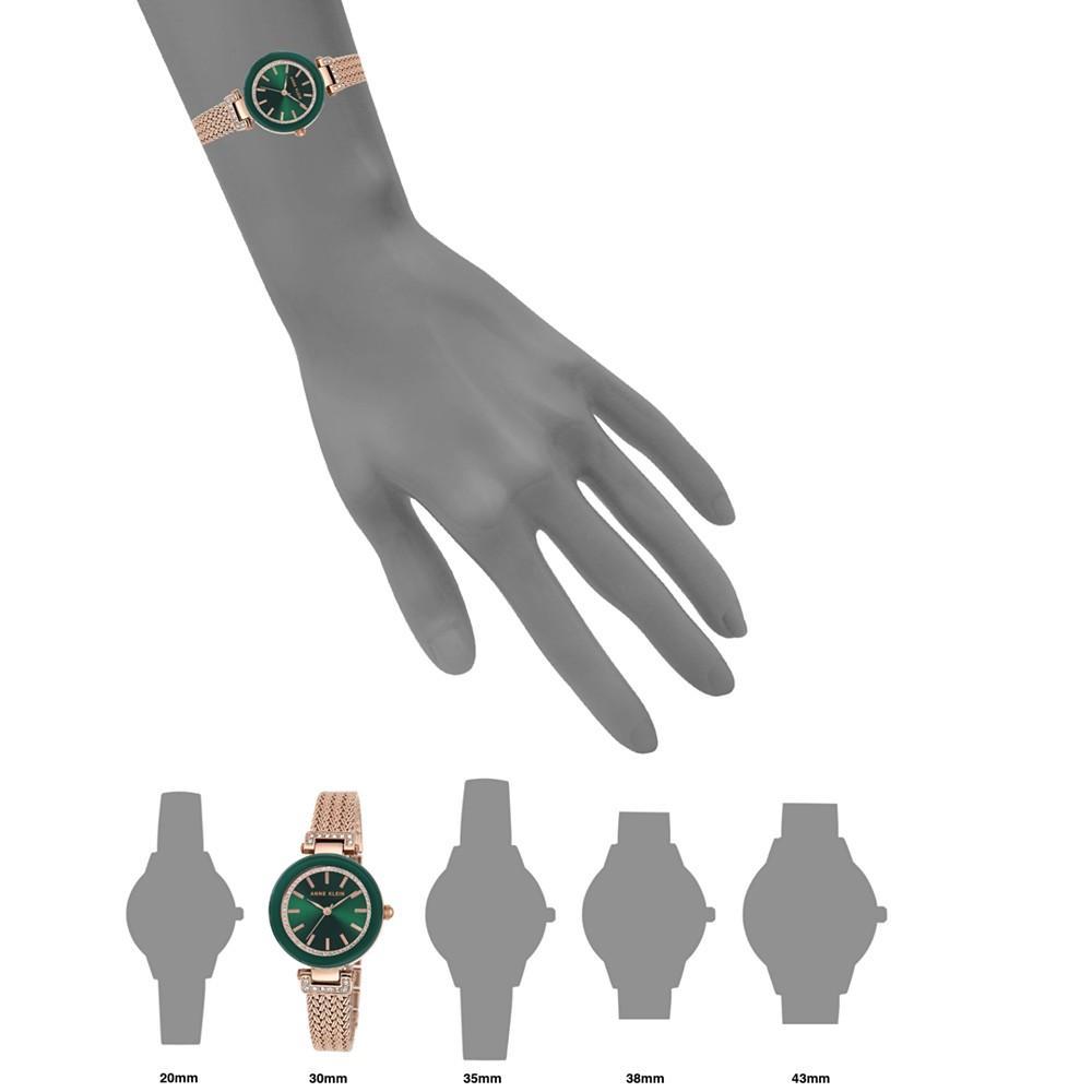 商品Anne Klein|Sunray Dial with Premium Crystals Watch,价格¥418,第6张图片详细描述