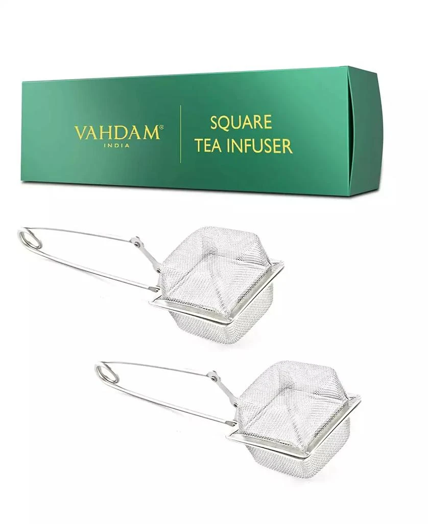 商品Vahdam Teas|Transparent Square Tea Infuser, Set of 2,价格¥300,第1张图片