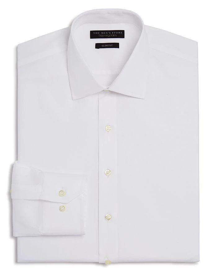 商品The Men's Store at Bloomingdale's|Textured Solid Slim Fit Basic Dress Shirt - 100% Exclusive,价格¥355,第1张图片