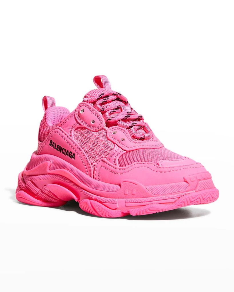 商品Balenciaga|Kid's Triple S Tonal Chunky Sneakers, Toddler/Kids,价格¥2261,第2张图片详细描述